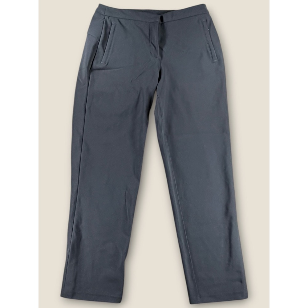 Lululemon Here to There Pant Black High Rise Straight Leg Size 8 Trouser
